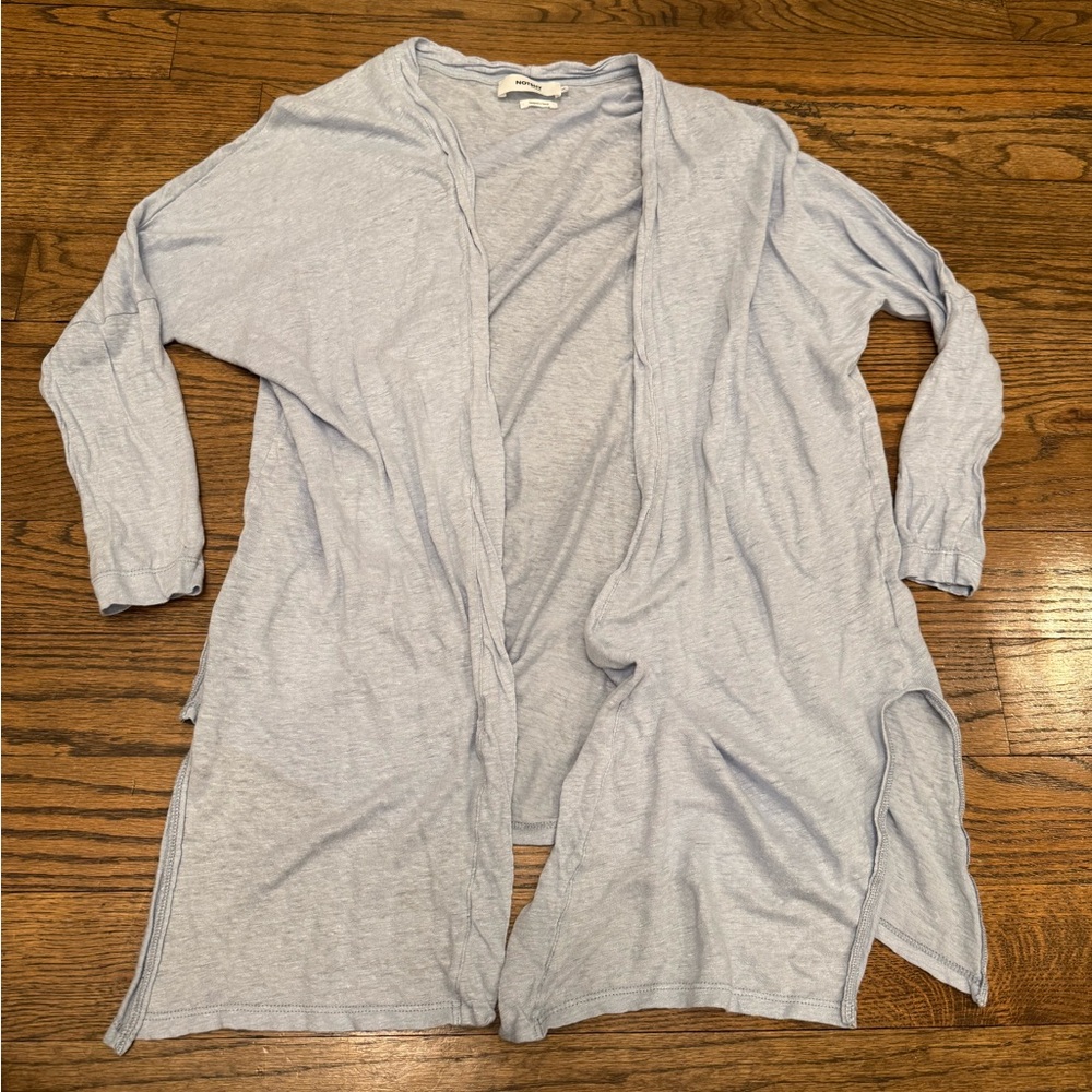 Notshy Cashmere Open Cardigan Light Blue XS